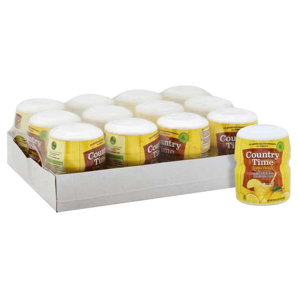 Country Time Country Time Lemonade Beverage Mix 1.125lbs Cannister, PK12 10043000951177